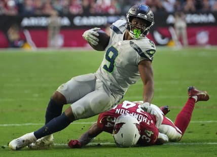 Seattle Seahawks running back Kenneth Walker