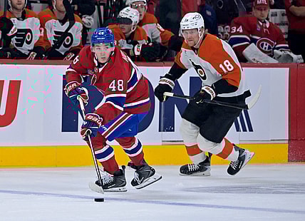 NHL: Preseason-Philadelphia Flyers at Montreal Canadiens, lane hutson
