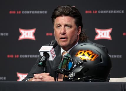 Oklahoma State football coach Mike Gundy