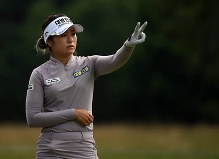 Jun 25, 2021; John's Creek, Georgia, USA; Jeongeun Lee6 looks down the fairway for her shot from the sixth tee during the second round of the KPMG Women's PGA Championship golf tournament at the Atlanta Athletic Club. Mandatory Credit: Adam Hagy-USA TODAY Sports