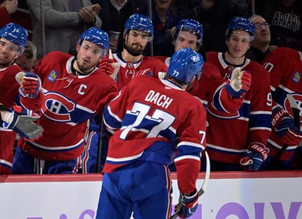 NHL: Utah Mammoth at Montreal Canadiens, kirby dach