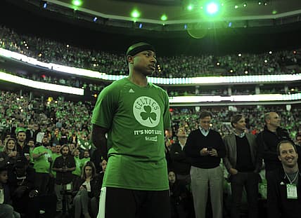 LOOK: Isaiah Thomas emotional after 81-point effort, hints at NBA comeback