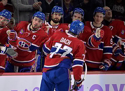 NHL: Utah Mammoth at Montreal Canadiens, kirby dach