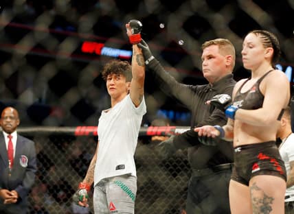 Virna Jandiroba during UFC Fight Night