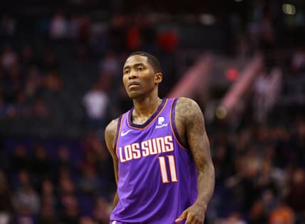 Nov 30, 2018; Phoenix, AZ, USA; Phoenix Suns guard Jamal Crawford (11) against the Orlando Magic at Talking Stick Resort Arena. Mandatory Credit: Mark J. Rebilas-USA TODAY Sports