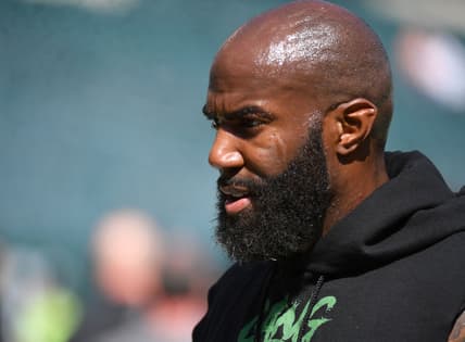 NFL safety Malcolm Jenkins walks off field