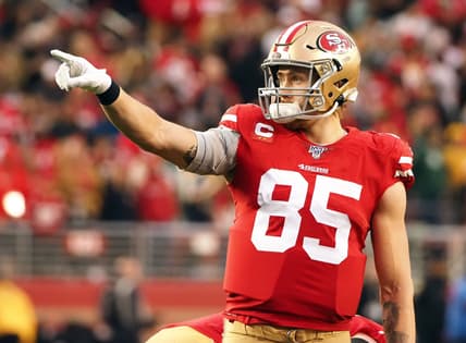 49ers tight end George Kittle