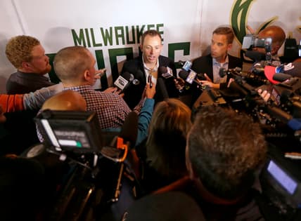 NBA: Milwaukee Bucks-Press Conference