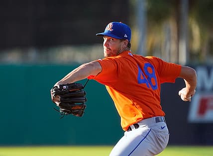 Jacob deGrom makes a rehab start during a game with the Daytona Tortugas in Daytona Beach, Friday, July 8, 2022.

Degrom Daytona03