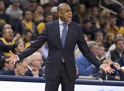 Dec 4, 2018; Milwaukee, WI, USA; UTEP Miners head coach Rodney Terry reacts during the second half against the Marquette Golden Eagles at Fiserv Forum. Mandatory Credit: Jeff Hanisch-USA TODAY Sports