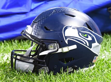 Seattle Seahawks helmet