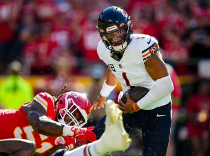 Chicago Bears' Justin Fields