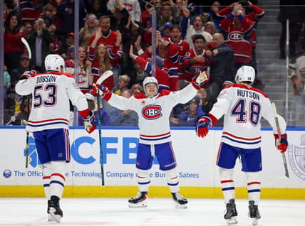 NHL: Montreal Canadiens at Buffalo Sabres, cole caufield