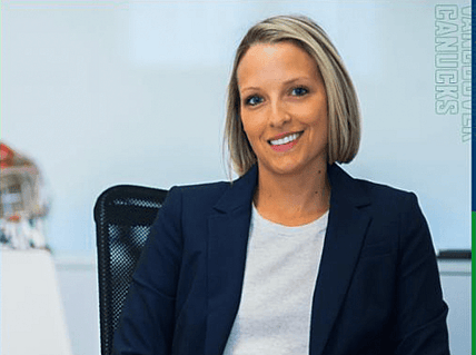 Vancouver Canucks assistant GM Emilie Castonguay (Photo- Vancouver Hockey Now)