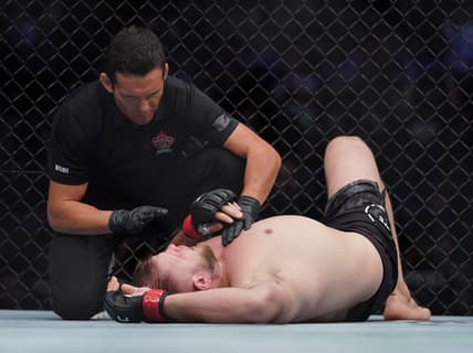 Marcin Tybura during UFC Fight Night
