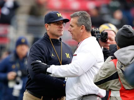Michigan's Jim Harbaugh after latest loss to Ohio State.