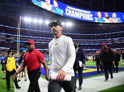 San Francisco 49ers head coach Kyle Shanahan