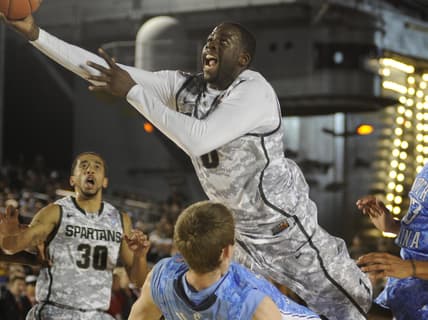 NCAA Basketball: Carrier Classic-Michigan State vs North Carolina