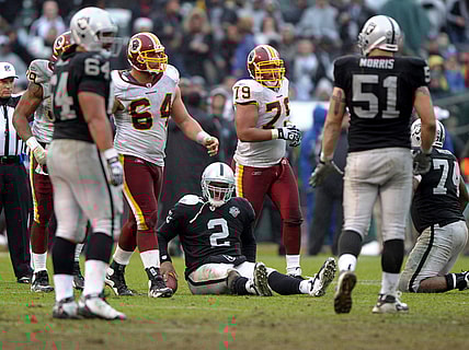 Oakland Raiders Las Vegas Raiders JaMarcus Russell NFL Draft