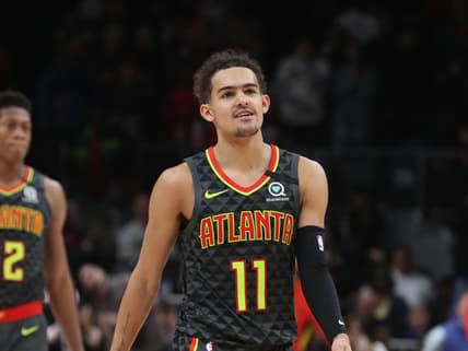Trae Young nutmeg