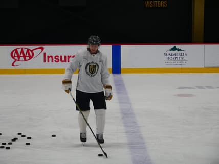 Golden Knights center William Karlsson (Photo- Owen Krepps: Vegas Hockey Now)