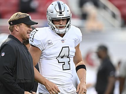 Derek Carr Jon Gruden