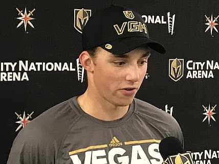 Jake Leschyshyn Vegas Golden Knights forward