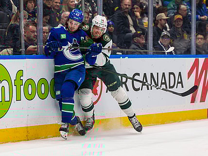 NHL: Minnesota Wild at Vancouver Canucks