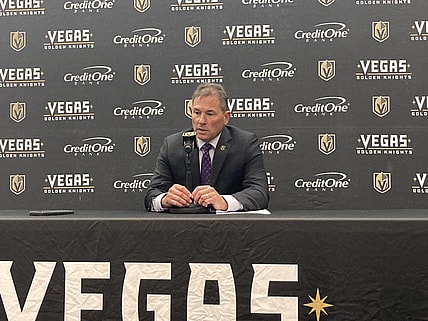 Bruce Cassidy, Vegas Golden Knights head coach (Photo- Owen Krepps, Vegas Hockey Now)