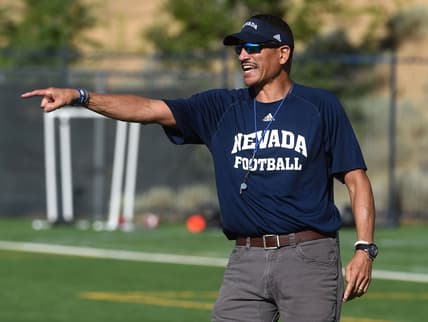 Nevada Wolf Pack head football coach Jay Norvell is seen running practice on Aug. 2.

Ren1brd 08 16 2018 Rgj 1 A00120180815img Ren Wolfpack Practic 2 1 I2mm0nk6 L1265592066img Ren Wolfpack Practic 2 1 I2mm0nk6