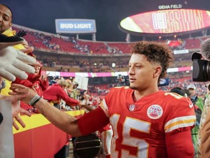 Kansas City Chiefs' Patrick Mahomes