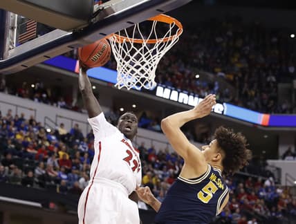 Louisville forward Deng Adel