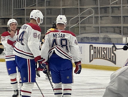 Montreal Canadiens Mesar and Mailloux
