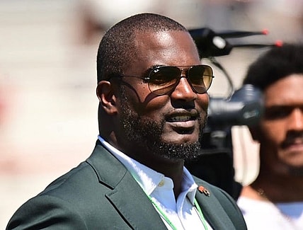 Florida A&M football head coach Willie Simmons looks on during the Orange and Green Spring Game at Bragg Memorial Stadium in Tallahassee, Florida, Saturday, April 15, 2023

Willie Simmons