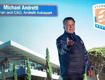 Michael Andretti, chairman and CEO of Andretti Autosport, speaks during the groundbreaking event for the new Andretti Global motorsports headquarters facility Tuesday, Dec. 6, 2022 in Fishers.

New Andretti Global Motorsports Headquarters Facility Will Be In Fishers