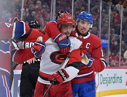 NHL: Carolina Hurricanes at Montreal Canadiens