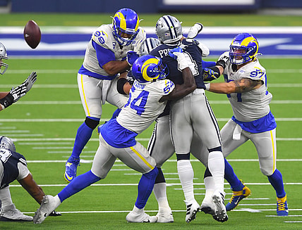 Los Angeles Rams and Dallas Cowbyos during Sunday Night Football