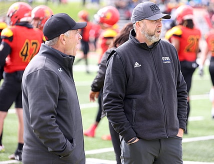 The Grand Valley State football team edged Ferris State in the Anchor Bone rivalry on Saturday at Ferris State.

Tony Annese And Matt Mitchell