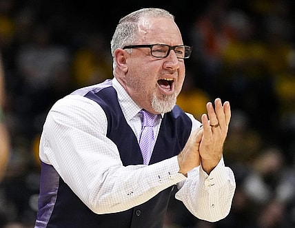 Feb 7, 2024; Columbia, Missouri, USA; Texas A&M Aggies head coach Buzz Williams reacts during the second half against the Missouri Tigers at Mizzou Arena. Mandatory Credit: Jay Biggerstaff-USA TODAY Sports