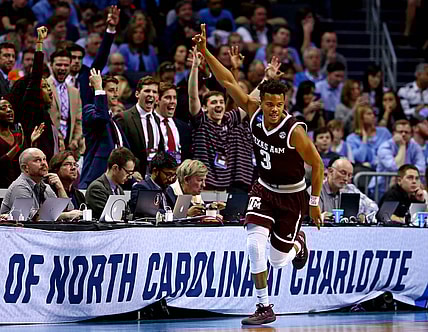 Texas A&M guard Admon Gilder during the NCAA Tournament