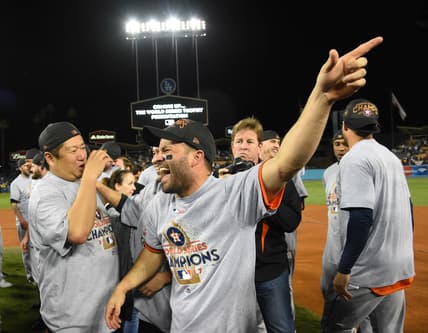 MLB: World Series-Houston Astros at Los Angeles Dodgers