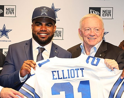Ezekiel Elliott Jerry Jones Dallas Cowboys