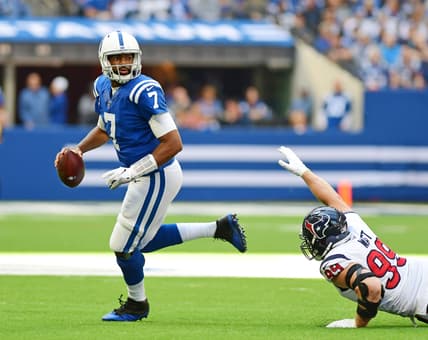 Indianapolis Colts QB Jacoby Brissett