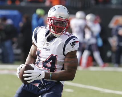 New England Patriots wide receiver Mohamed Sanu