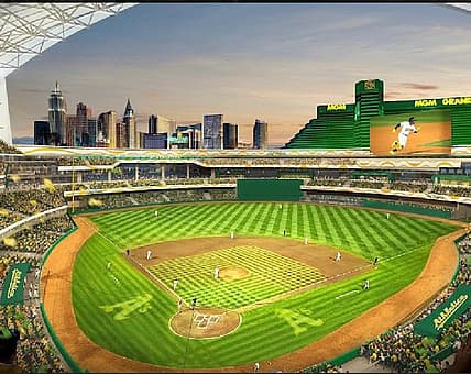 Oakland Athletics stadium renderings in Las Vegas