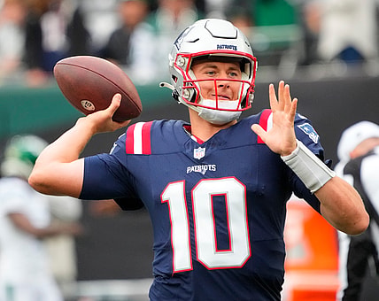 New England Patriots quarterback Mac Jones