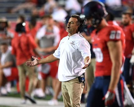 South Alabama Jaguars head coach Joey Jones