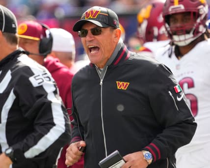 Washington Commanders head coach Ron Rivera