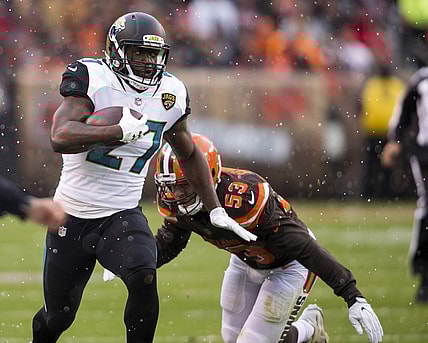 Jaguars running back Leonard Fournette