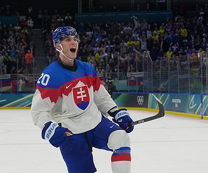 Olympics: Ice Hockey-Men Group B - SWE-SVK